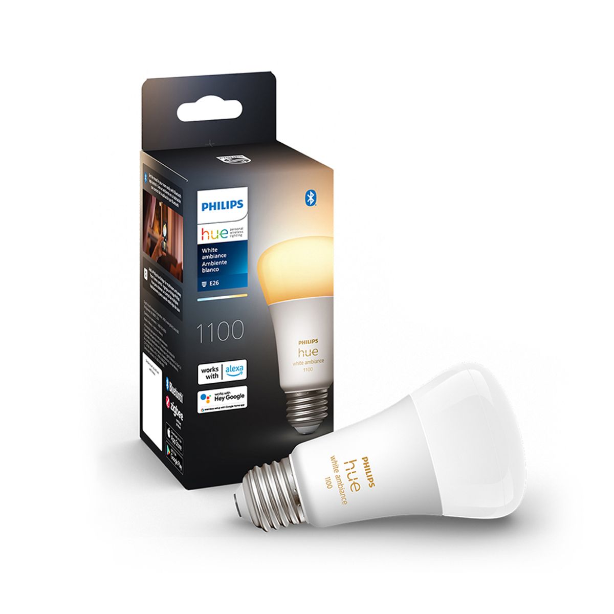필립스 휴(PHILIPS HUE) 휴 화이트 앰비언스 1100 루멘 9W 스마트 전구