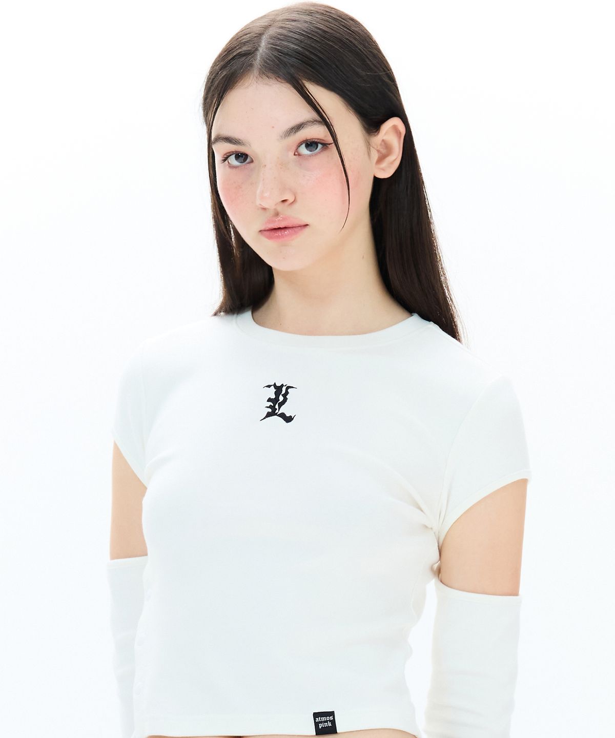 러브이즈트루(LUVISTRUE) RC L LOGO SUNGRIP TEE(WHITE)