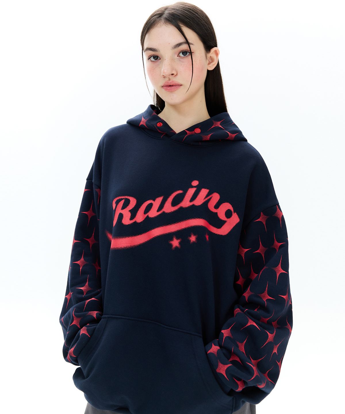 러브이즈트루(LUVISTRUE) RC RACING HOODIE(NAVY)