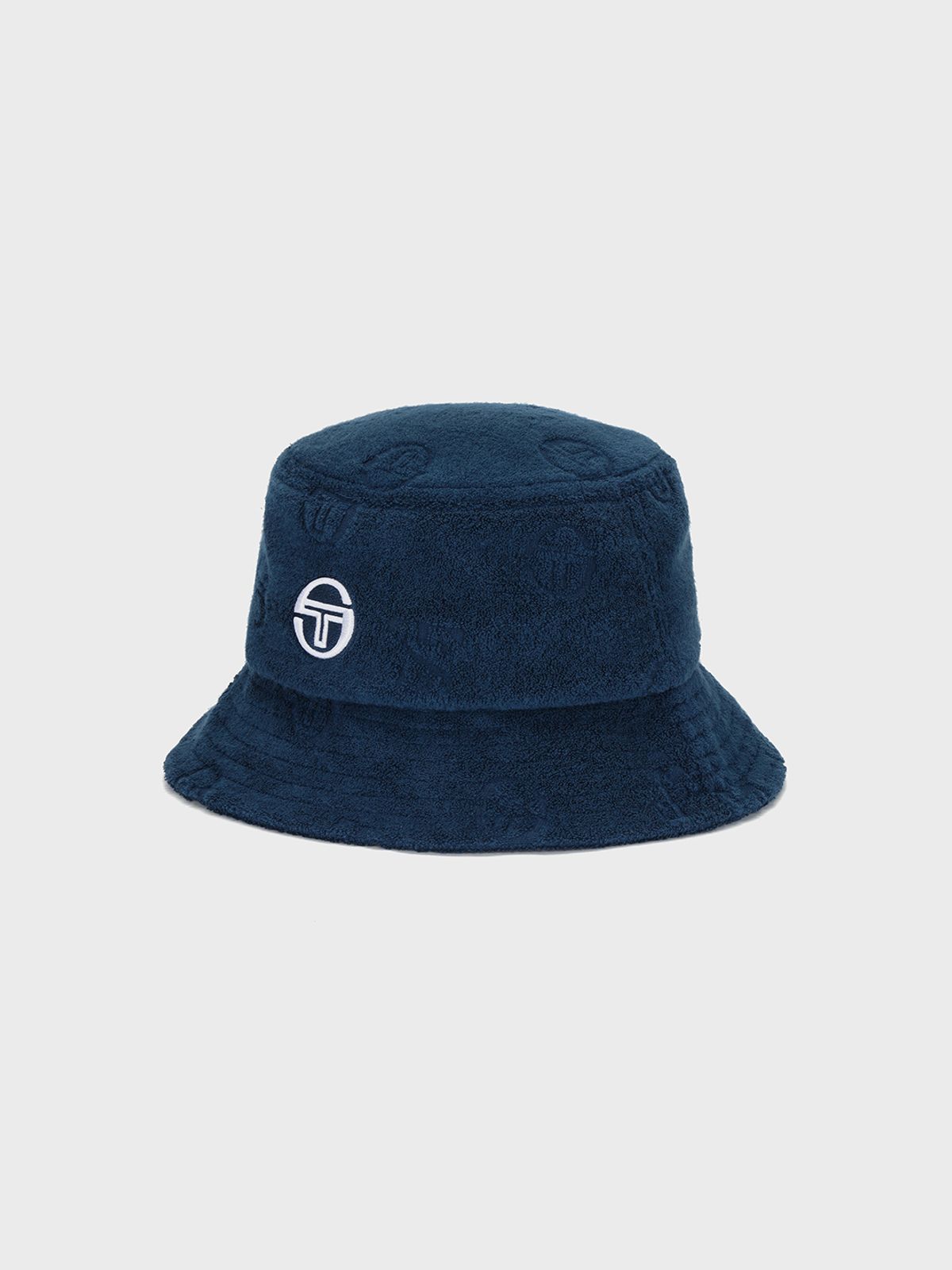 세르지오 타키니(SERGIO TACCHINI) U 모노그램 테리 버킷햇 (Navy)