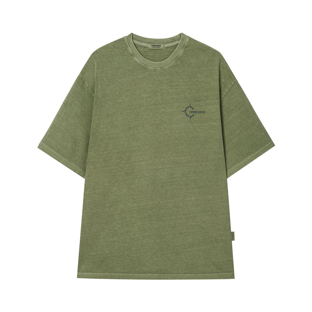 하드기어 어패럴(HARDGEAR APPAREL) 빈티지 로고 티 카키