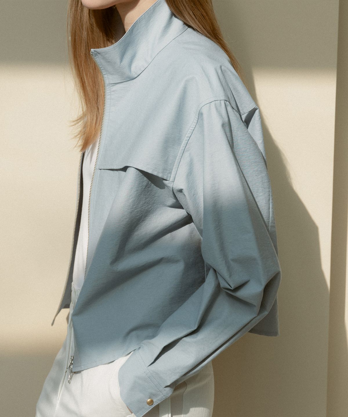 러브어스유(LOVEUSU) Cloi Blous Jumper (sky blue)