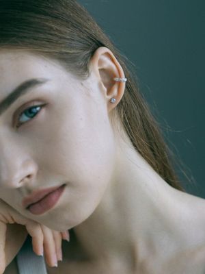 큐빅 이어커프 - 크리스탈