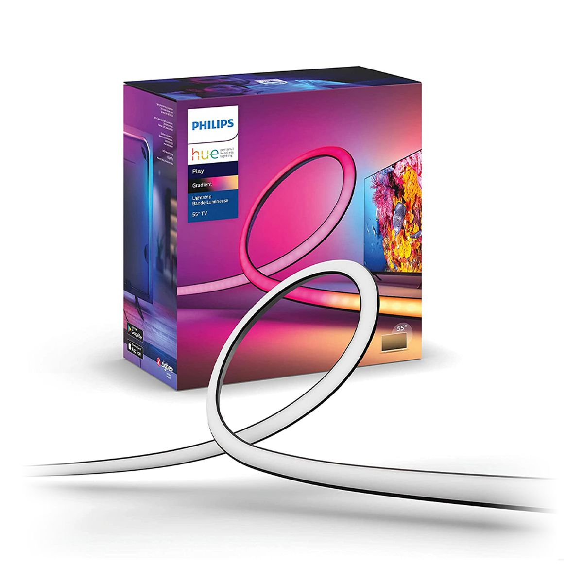 필립스 휴(PHILIPS HUE) 휴 55 플레이 그라디언트 라이트스트립 TV용 139cm