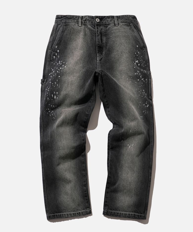 MULTI STITCH CARPENTER DENIM-GREY