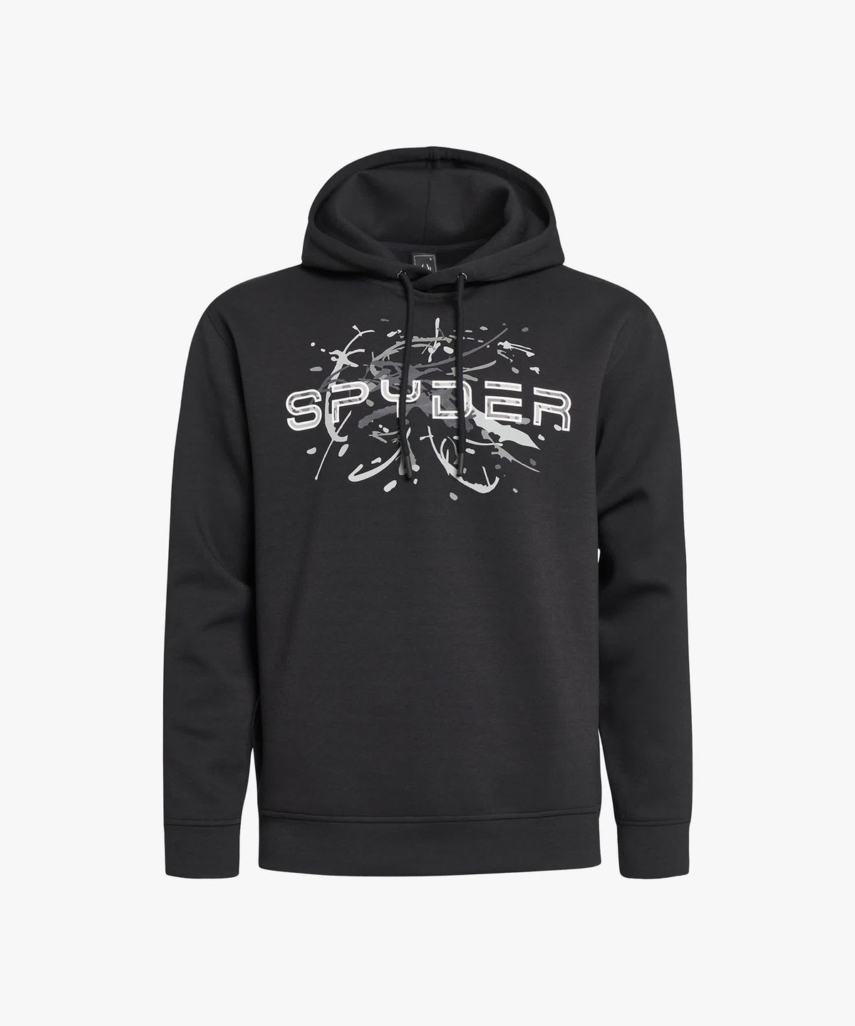 스파이더(SPYDER) 공용 라이프 스타일 그래픽 후드 티셔츠 SPHFCNHD302UBLK