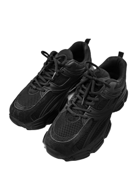 ★BUTN SEOUL★ Ugly Daddy Mash Sneakers Triple Black MUSINSA | BUTTON SEOUL Ugly Daddy Mash Sneakers (Triple Black)