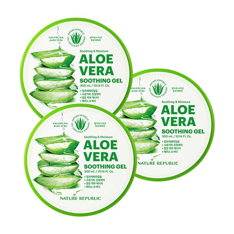 [3pack] 수딩 앤 모이스처 알로에베라 수딩젤 300ml