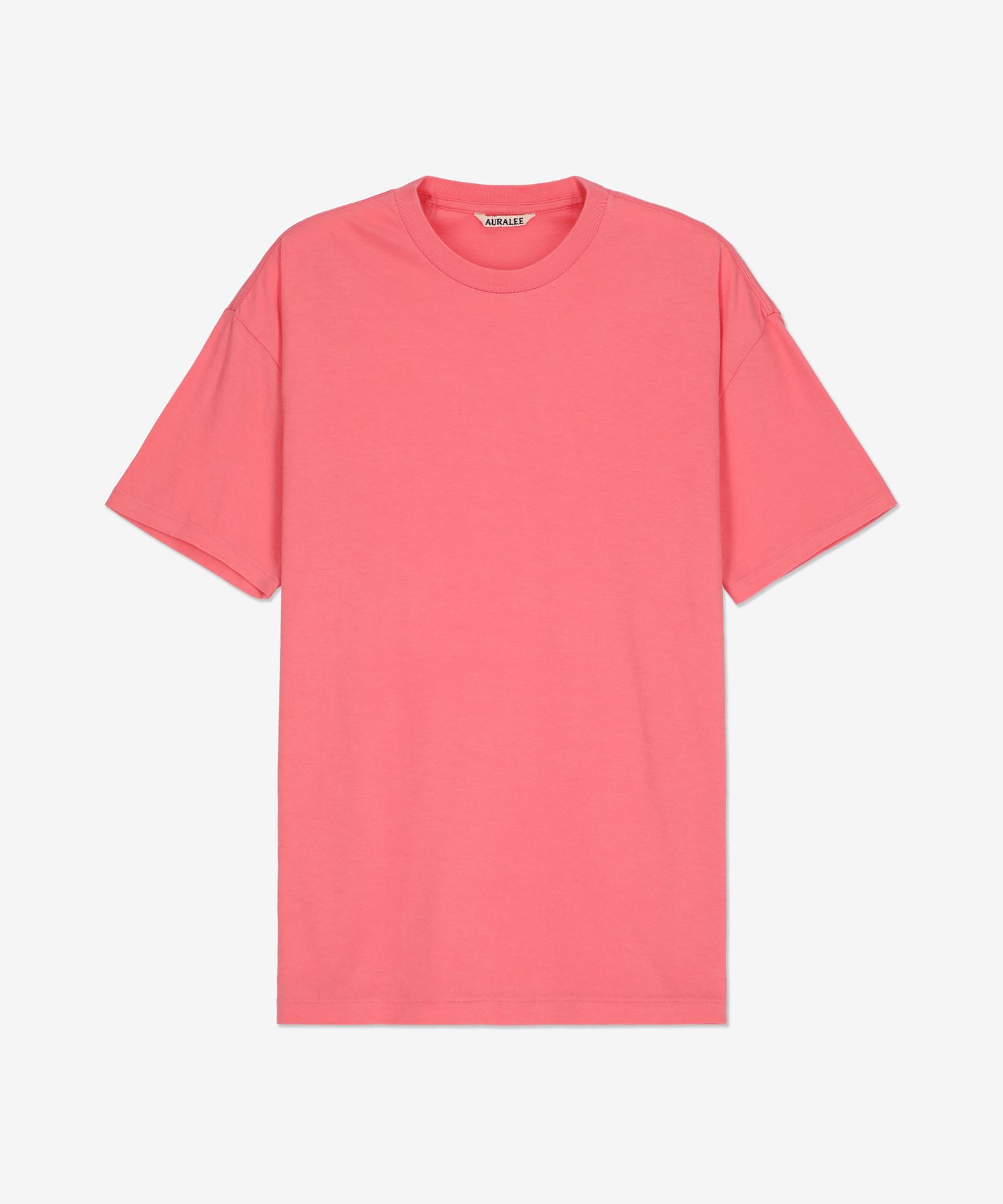 MUSINSA公式 | AURALEE シームレスクルーネック半袖Tシャツ - ピンク