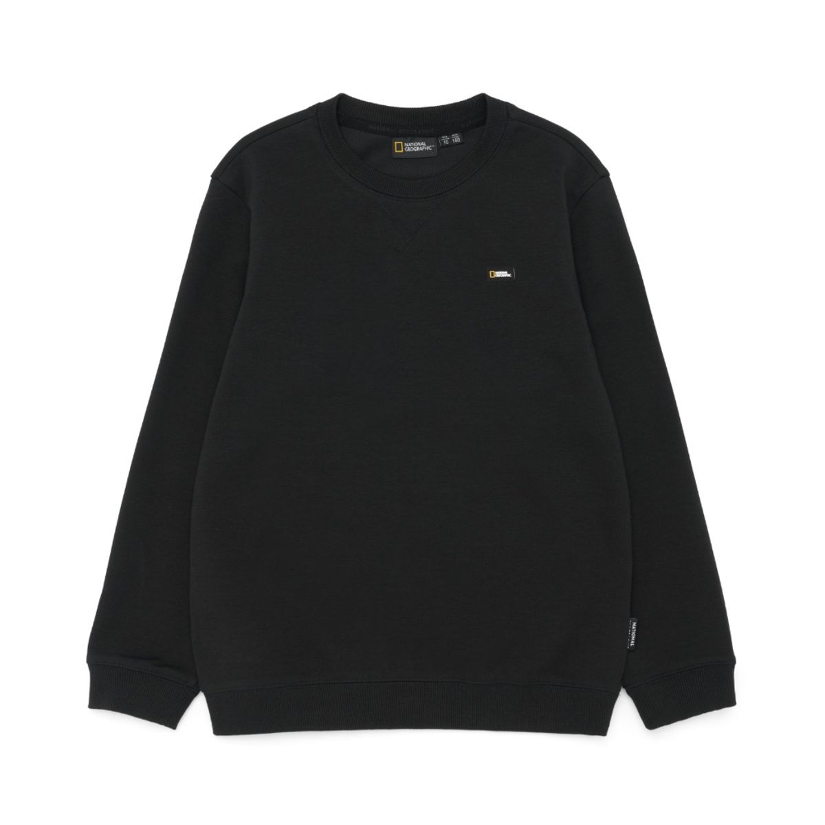 내셔널지오그래픽 키즈(NATIONAL GEOGRAPHIC KIDS) K233USW910 스몰로고 맨투맨 CARBON BLACK