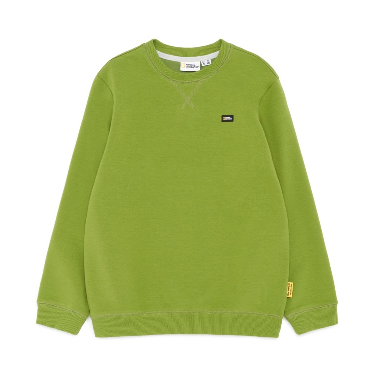 내셔널지오그래픽 키즈(NATIONAL GEOGRAPHIC KIDS) K233USW910 스몰로고 맨투맨 GRASS GREEN