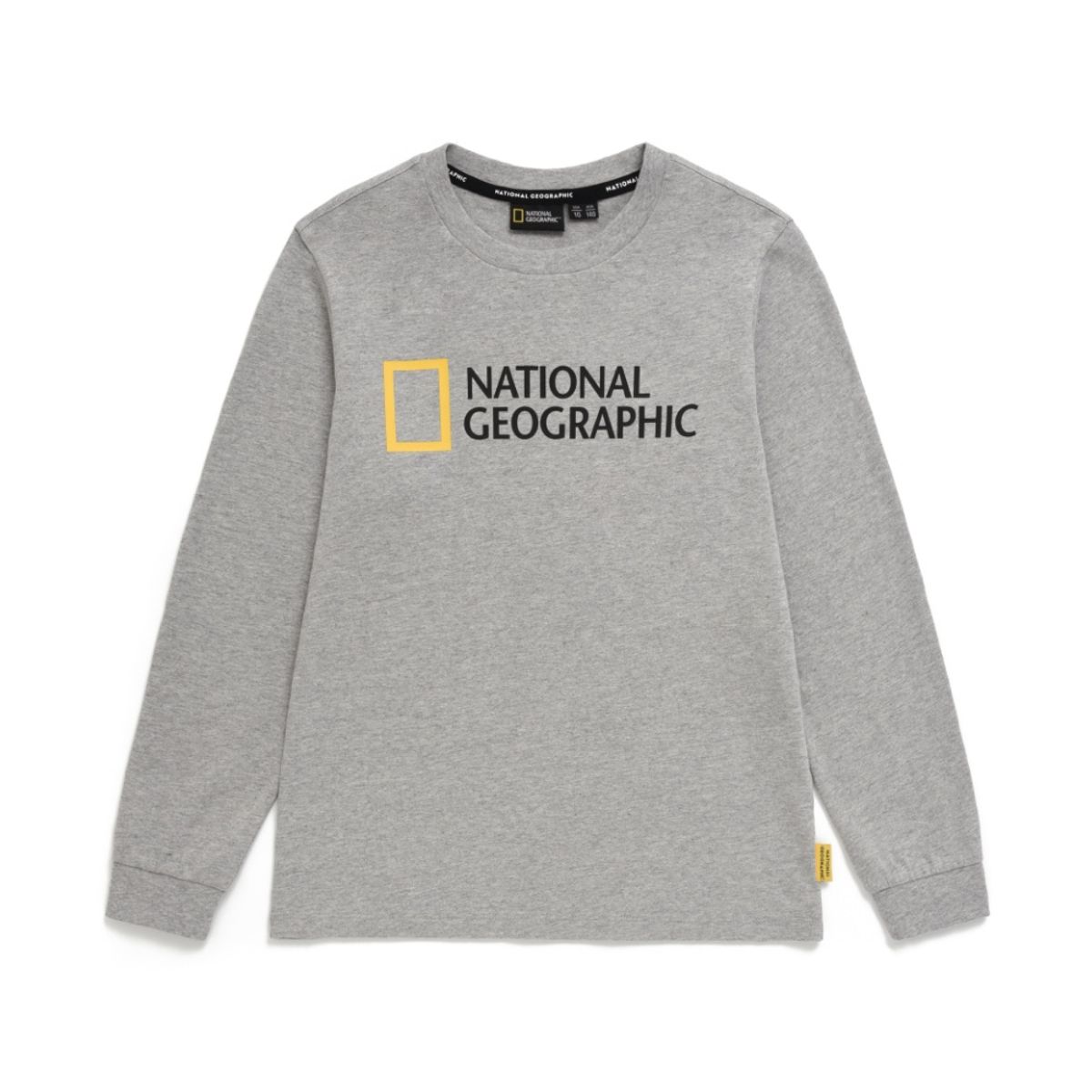 내셔널지오그래픽 키즈(NATIONAL GEOGRAPHIC KIDS) K233UTS910 빅로고 싱글 티셔츠 MGREY