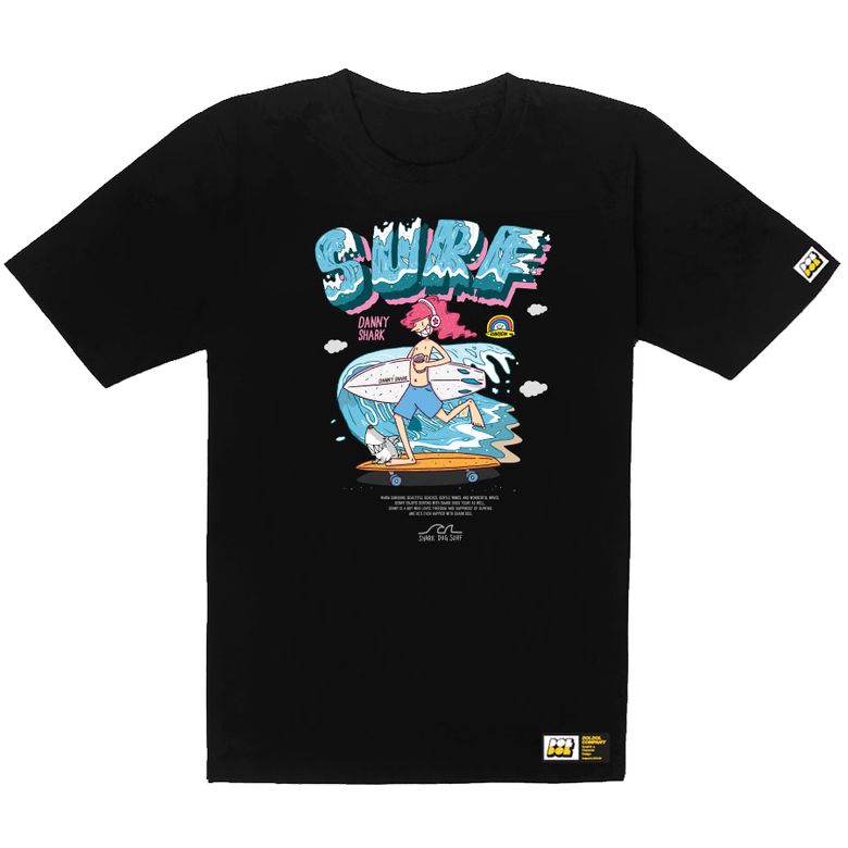 SHARK DOG-tshirts-228  샤크독 데니샤크 서핑 하와이 캐릭터 그래픽 티셔츠 반팔티