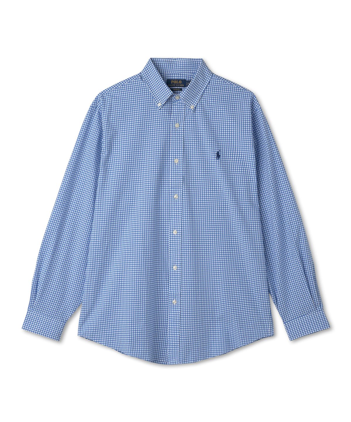 폴로 랄프 로렌(POLO RALPH LAUREN) 커스텀핏 포플린 셔츠 - 블루 체크