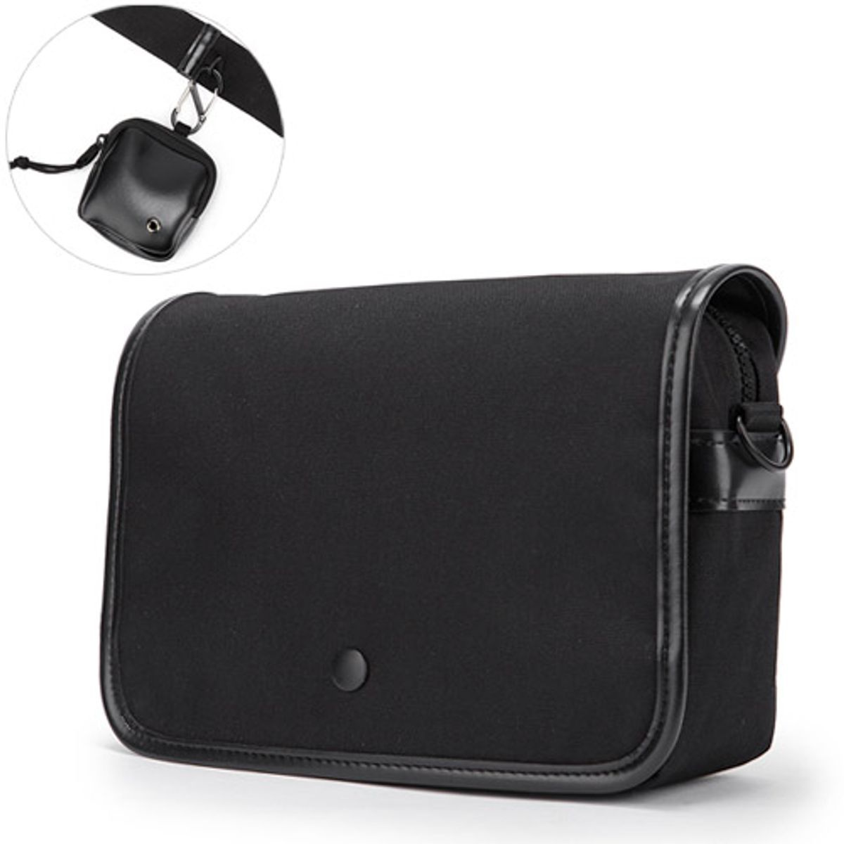 핍스(PEEPS) simple classy cross bag(black)