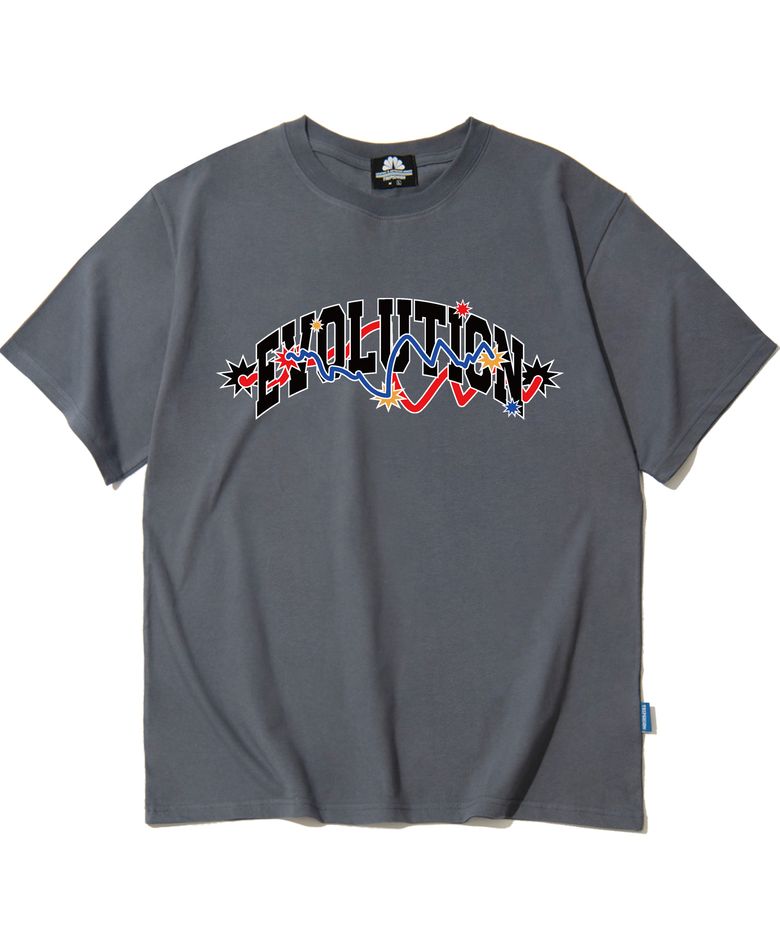 EVOLUTION VARSITY GRAPHIC 티셔츠 - 그레이