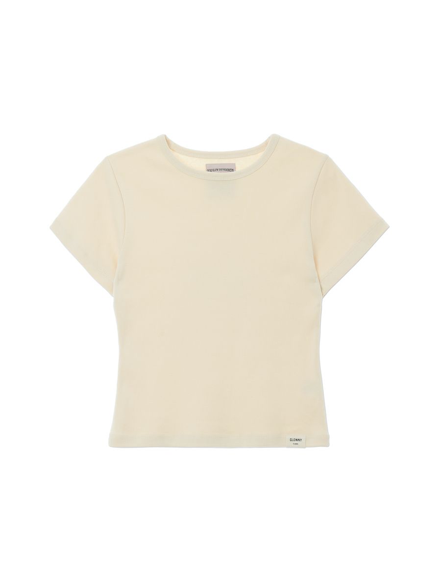 MUSINSA | GLOWNY G BABY TEE (IVORY)