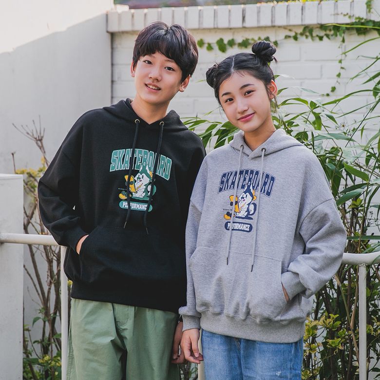 허스키 후드티 J2853 2컬러