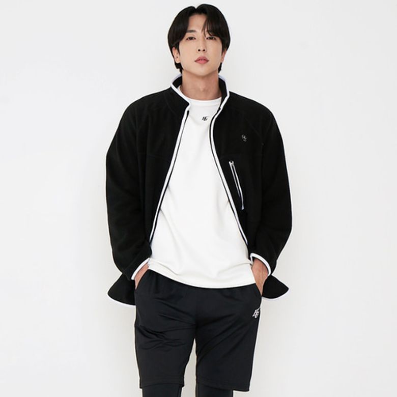 베이직 플리스 자켓 (블랙)