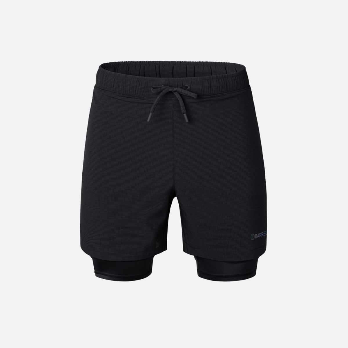 배럴(BARREL) 맨 에센셜 메쉬 4부 레깅스 쇼츠 블랙 (B3SMWBS016BLK)