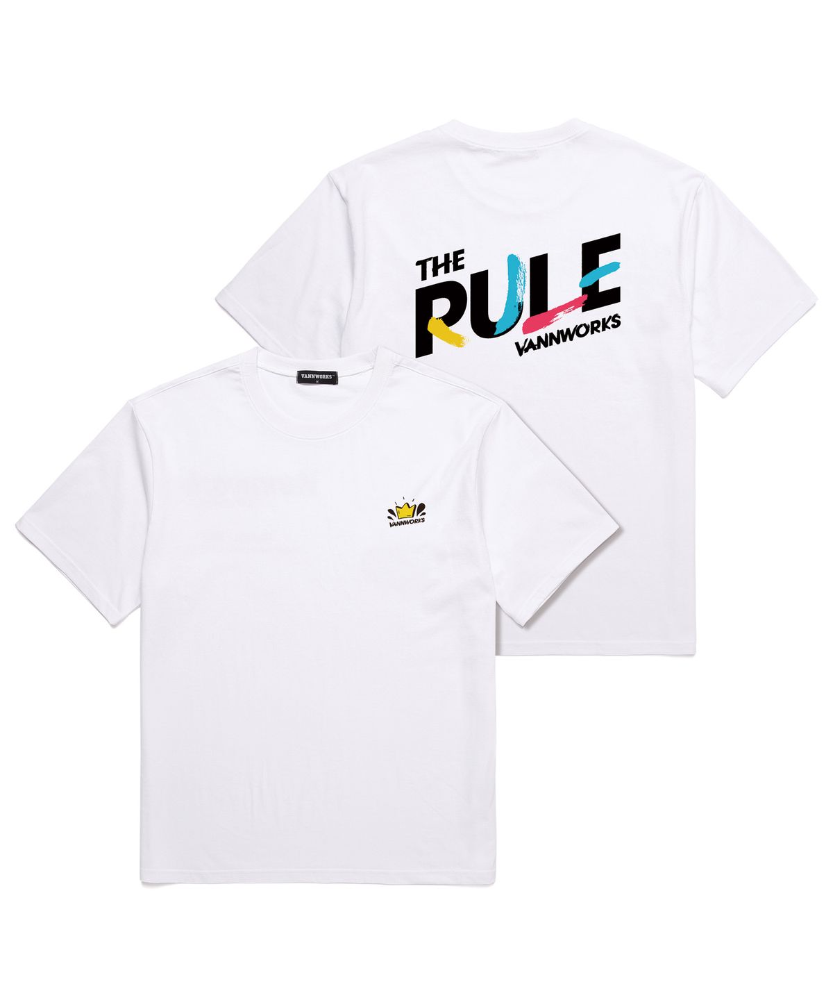 밴웍스(VANNWORKS) The Rule 오버핏 반팔 티셔츠 (VNCTS205) 화이트