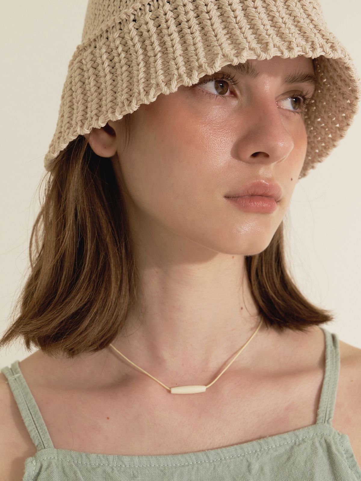러브미몬스터(LOVE ME MONSTER) Natural Horn Strap Choker