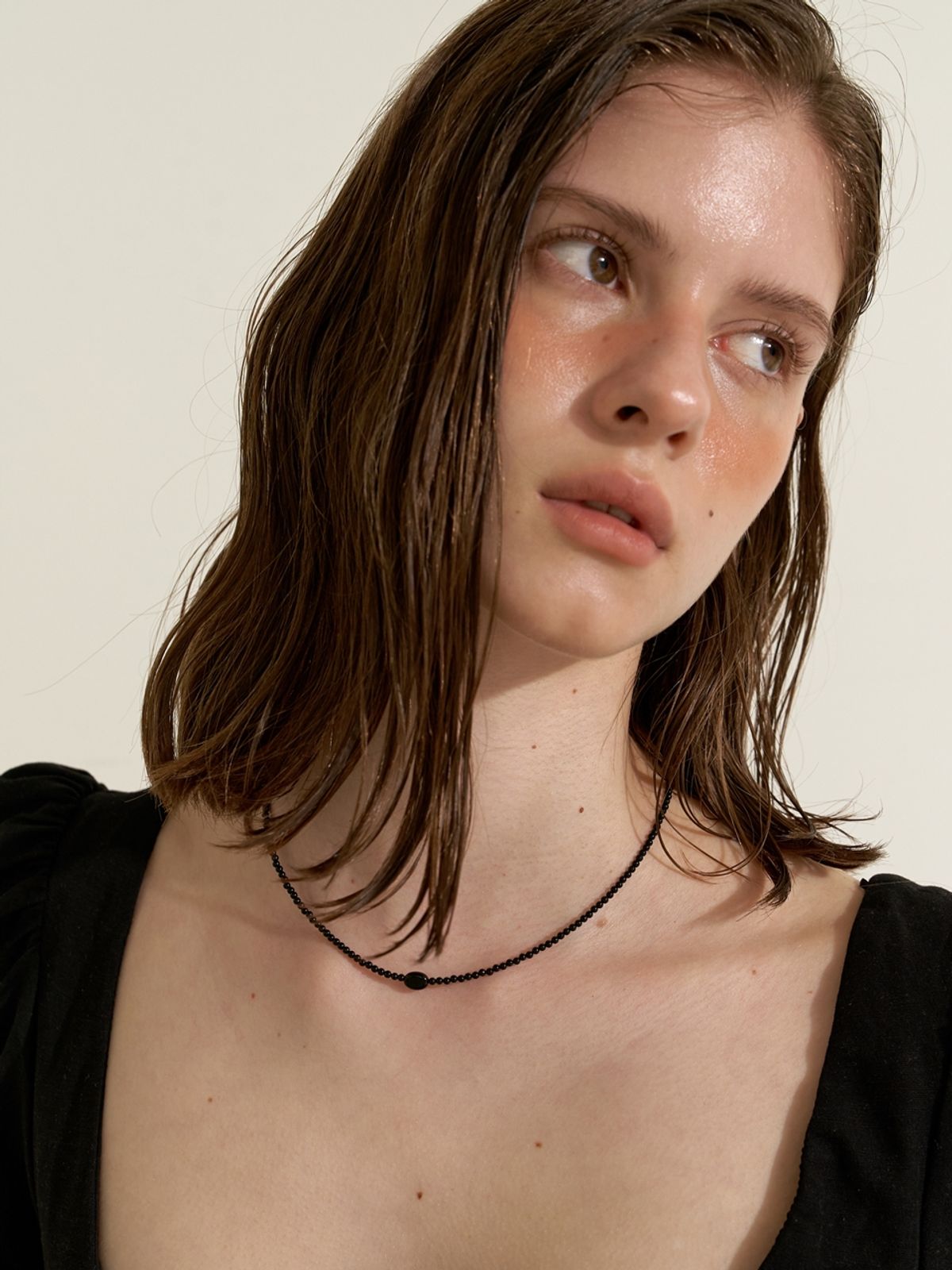 러브미몬스터(LOVE ME MONSTER) Black Onyx Necklace