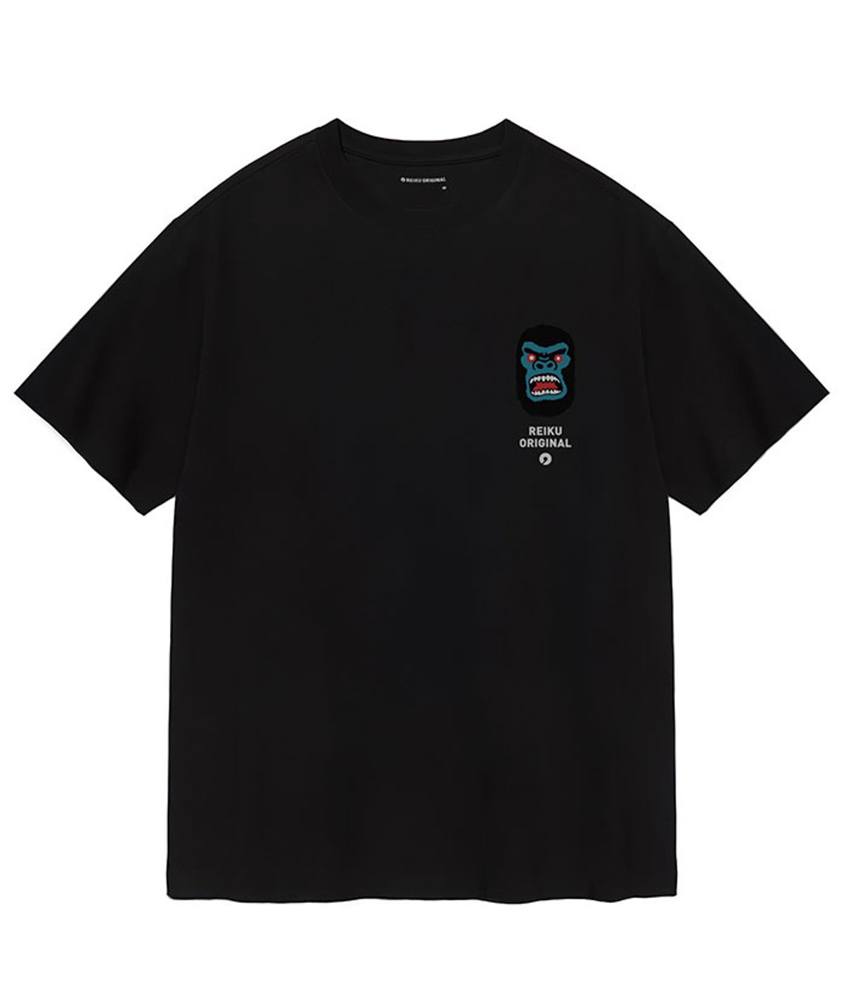레이쿠(REIKU) RK 001 King Kong short sleeved tshirt black 블랙 반팔티