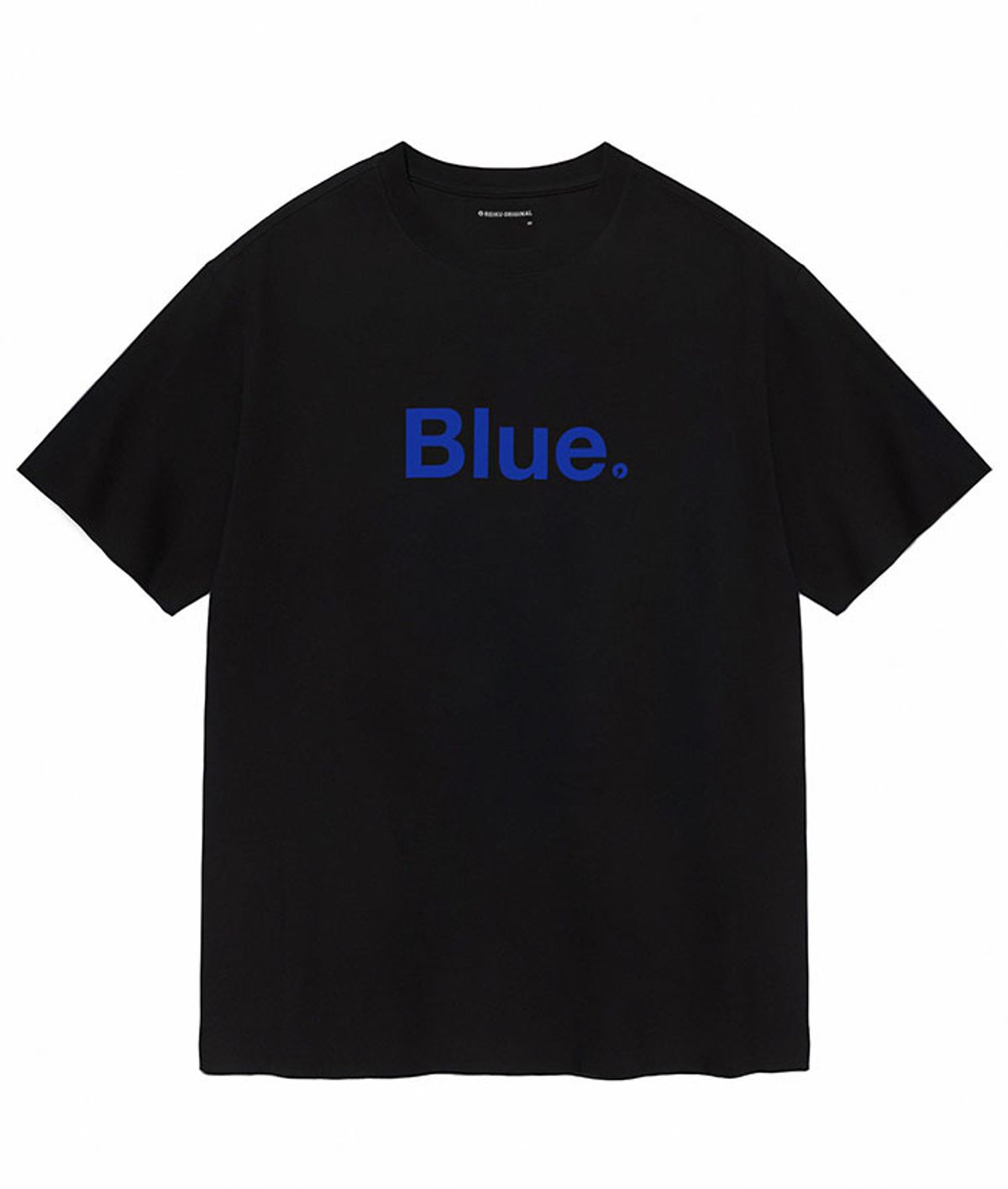 레이쿠(REIKU) RK 003 Blue short sleeved tshirt black 블랙 반팔티