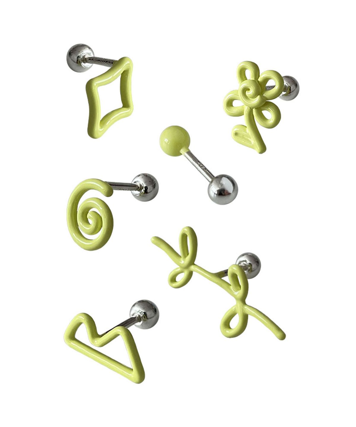 잇더즌매터(IT DOESN'T MATTER) Fruit doodle piercing (Lime)