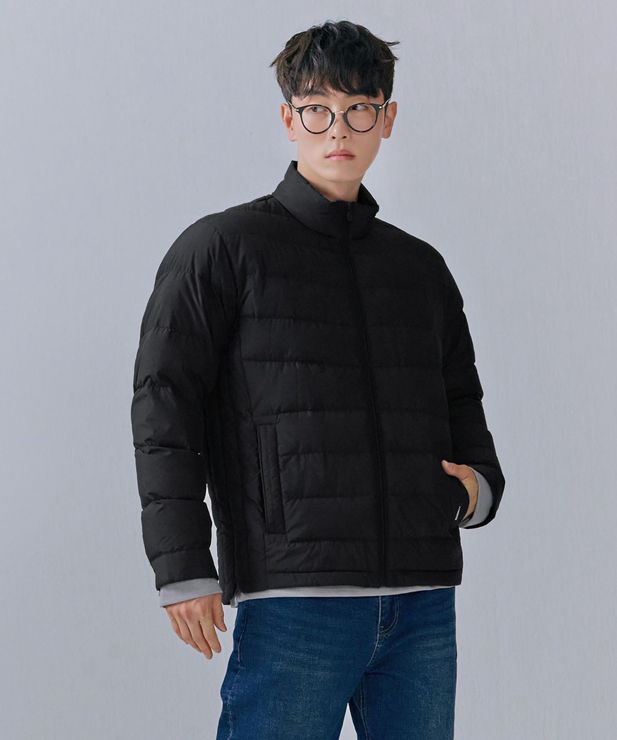 체이스컬트(CHASECULT) 남성 경량 하이넥 패딩 점퍼-CFRK4711C03