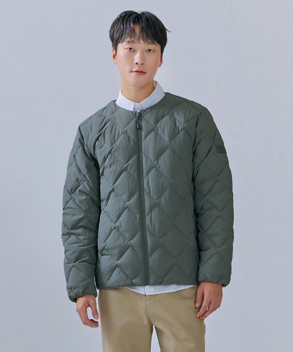 체이스컬트(CHASECULT) 남성 U넥 경량 패딩 점퍼-CFZK4701C0V