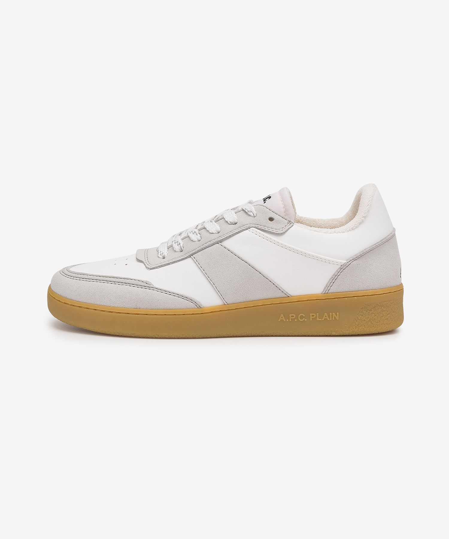 スニーカー A.P.C. SNEAKER (PUABHM56112 CAF) Plain | Faux Leather Sneakers | A.P.C. Accessories