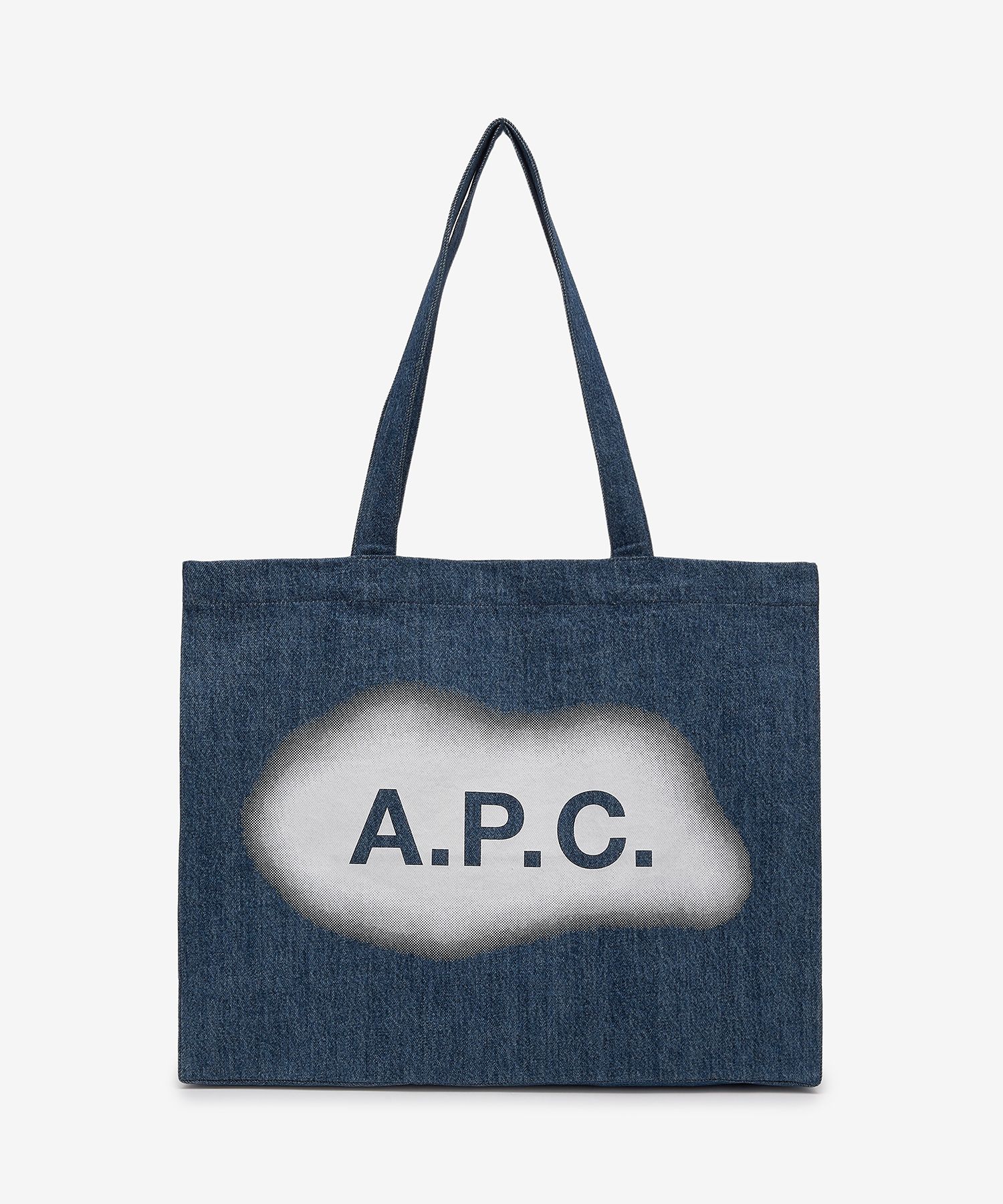 ☆A.P.C.☆ Diane Logo Denim Tote Bag Blue COGEKM61443IAL COG MUSINSA | A.P.C. Diane Logo Denim Tote Bag - Blue