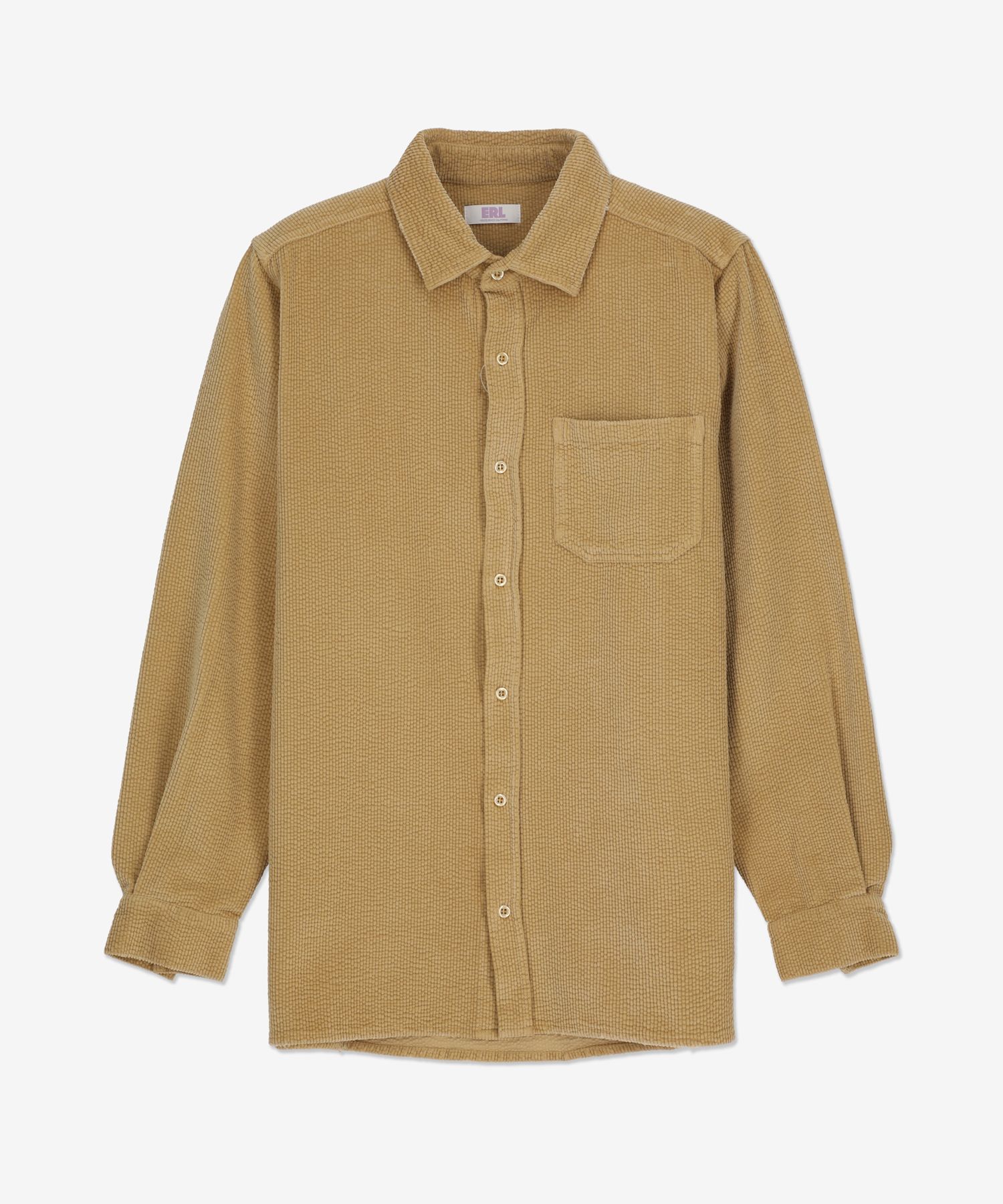 MUSINSA公式 | ERL Chest pocket corduroy shirt - Beige / ERL06B013BEIGE