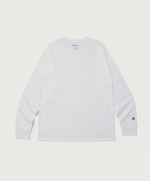 C로고 클래식 저지 롱슬리브 티셔츠 White