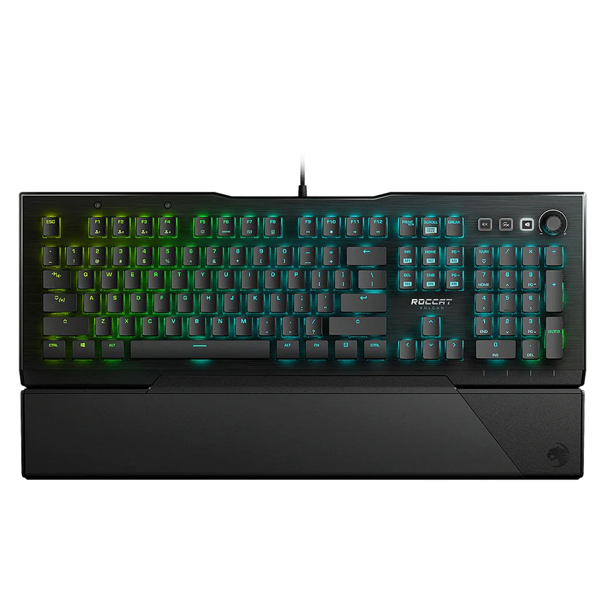 로캣(ROCCAT) 벌칸 프로 Vulcan Pro 게이밍 키보드 Black (적축/영문 자판)