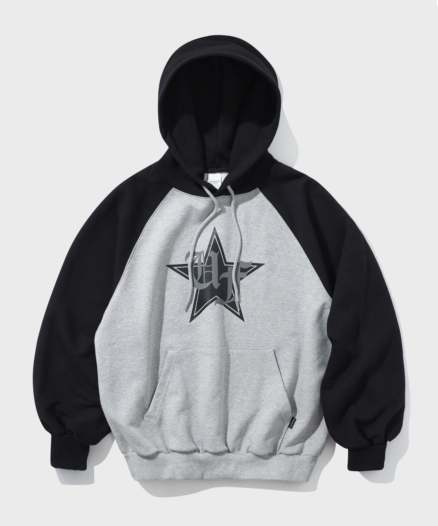 スウェット・トレーナー URBANSTOFF Hoodie UF Star Logo Hoodie (Black) (L size) MUSINSA | URBANSTOFF UF Star Logo Hoodie (Black)