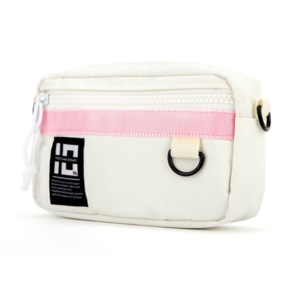핍스(PEEPS) D2 utility mini cross bag(ivory)