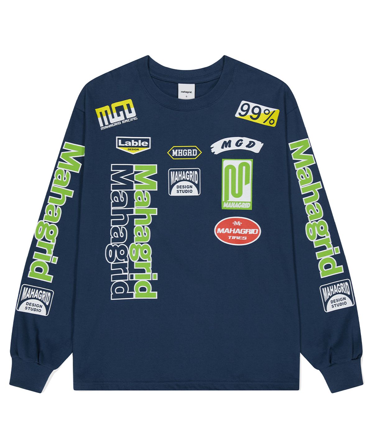 마하그리드(MAHAGRID) RACING LS TEE BLUE(MG2DFMT559A)
