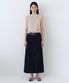 우먼즈 데님 맥시 스커트 [딥 인디고]
