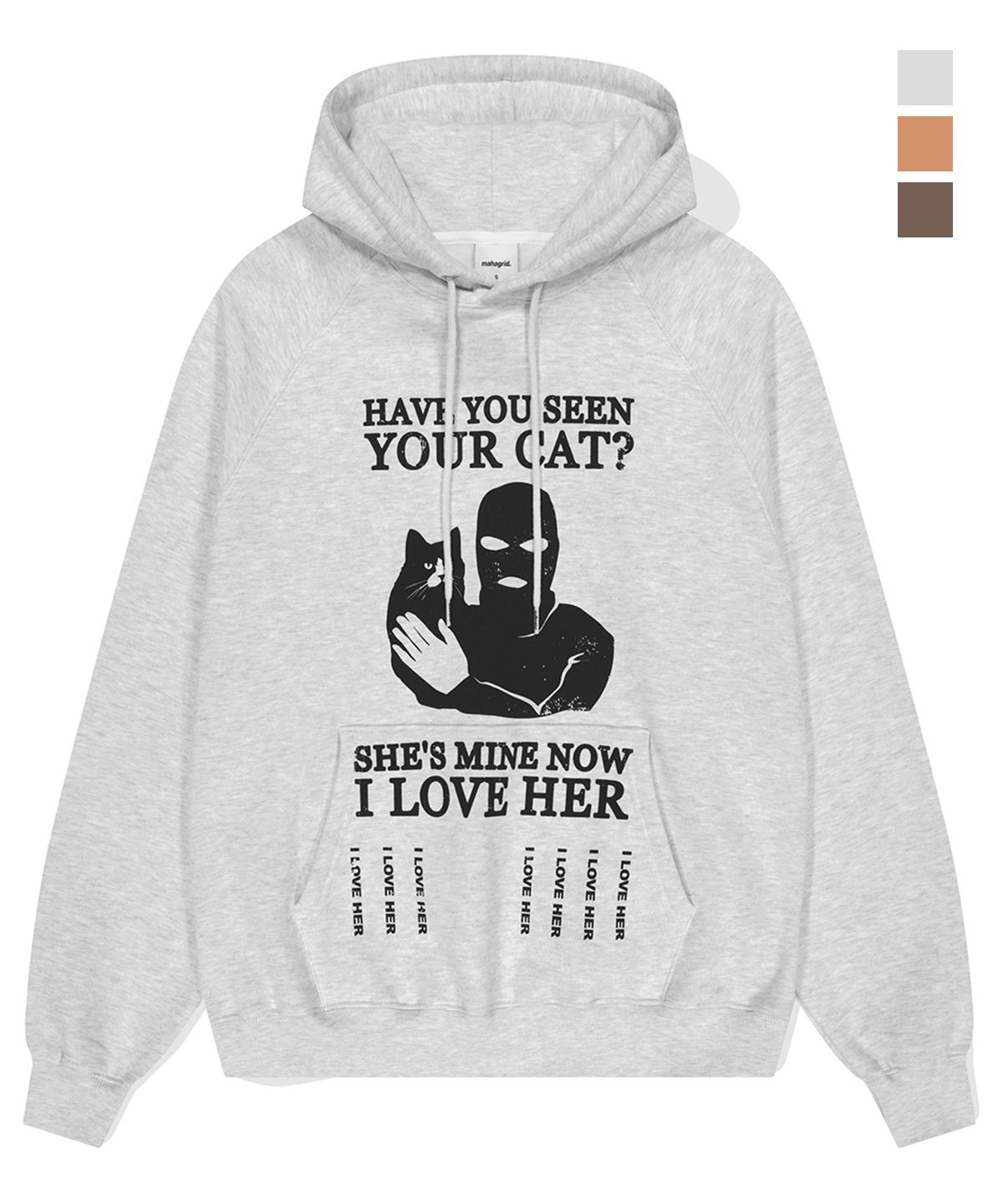 마하그리드(MAHAGRID) KIDNAP HOODIE_3colors