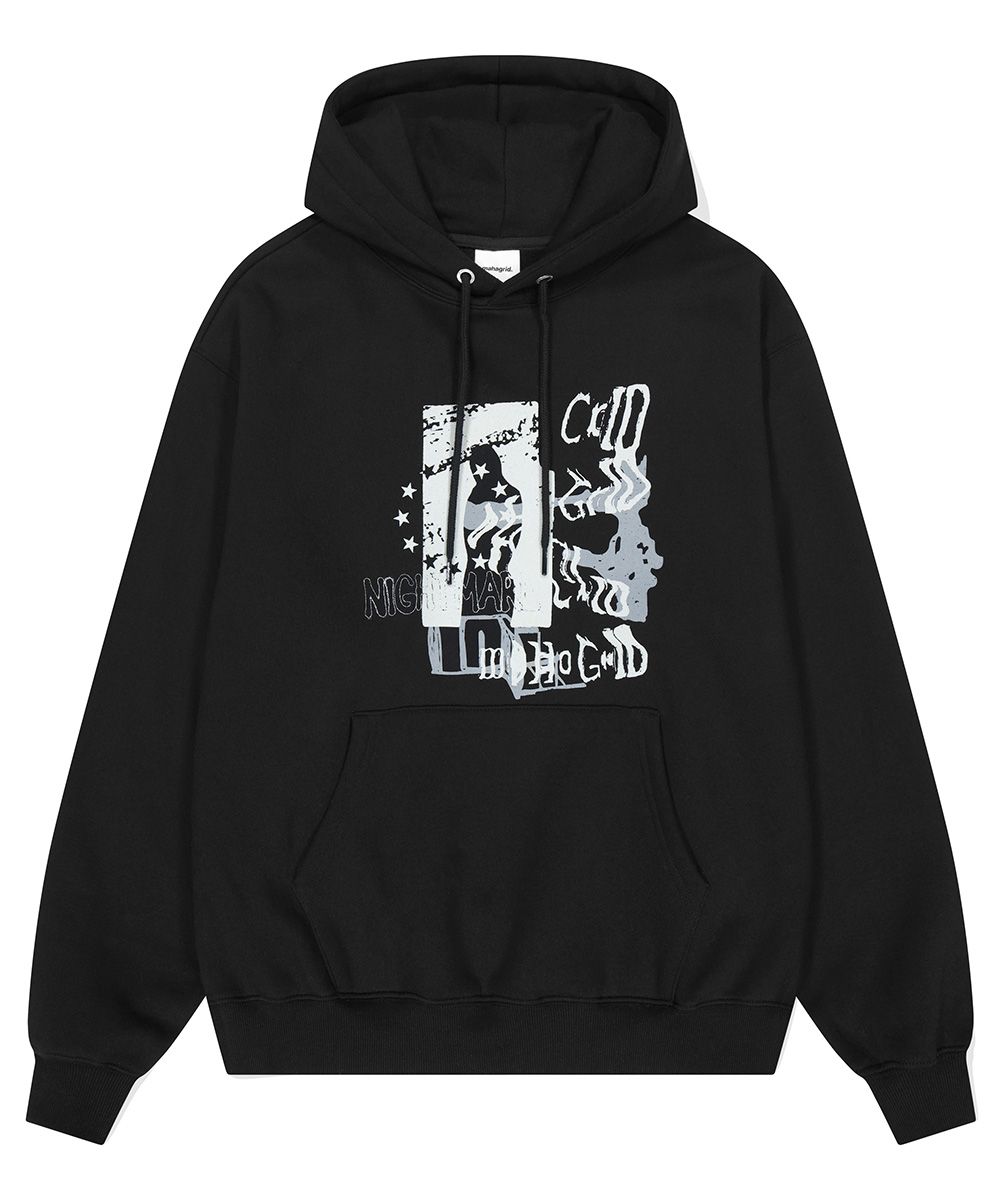 【mahagrid】23FW★ NIGHTMARE HOODIE MUSINSA | MAHAGRID NIGHTMARE HOODIE BLACK(MG2DFMM429A)