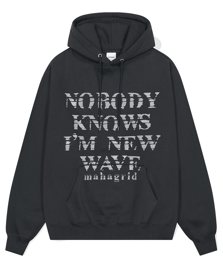 INK BLEED HOODIE BLACK(MG2DFMM425A)