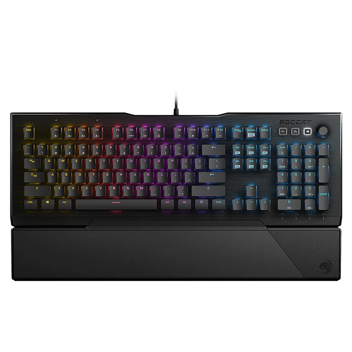 로캣(ROCCAT) 벌칸 Vulcan 121 AIMO 게이밍 키보드 Black (적축/한글 자판)