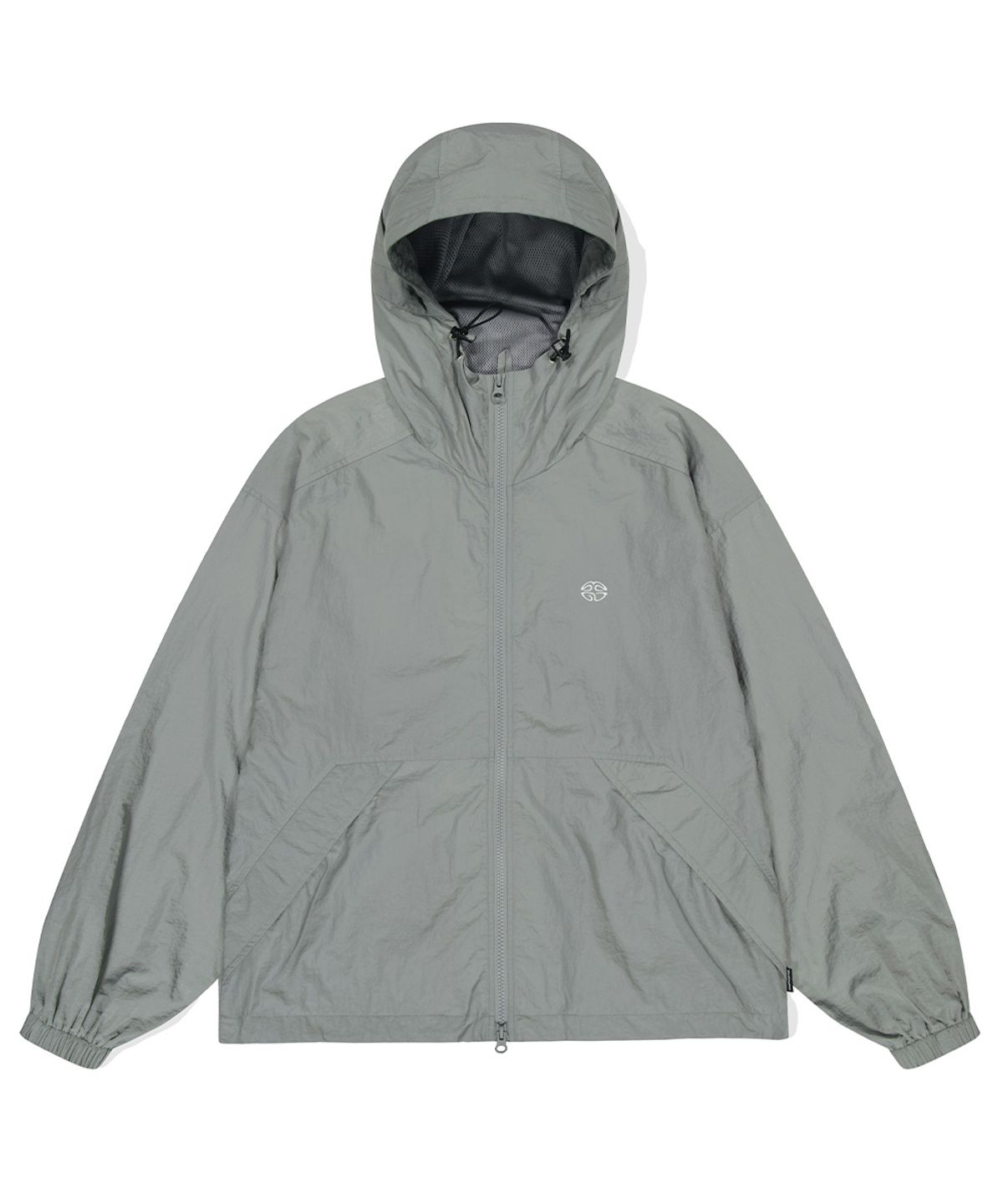 마하그리드(MAHAGRID) NYLON TWILL WINDBREAKER GREY(MG2DFMB931A)
