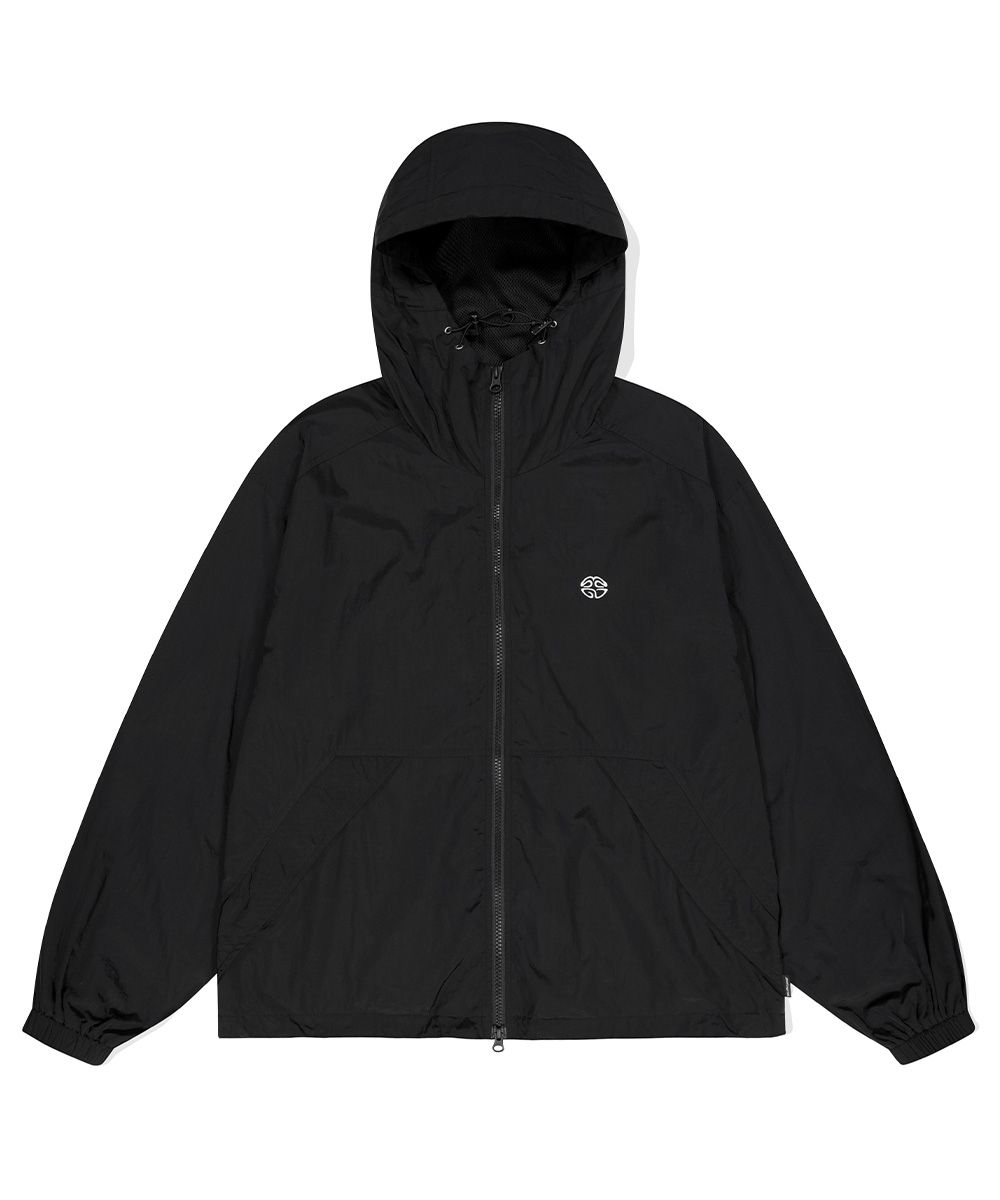 MUSINSA | MAHAGRID NYLON TWILL WINDBREAKER BLACK(MG2DFMB931A)