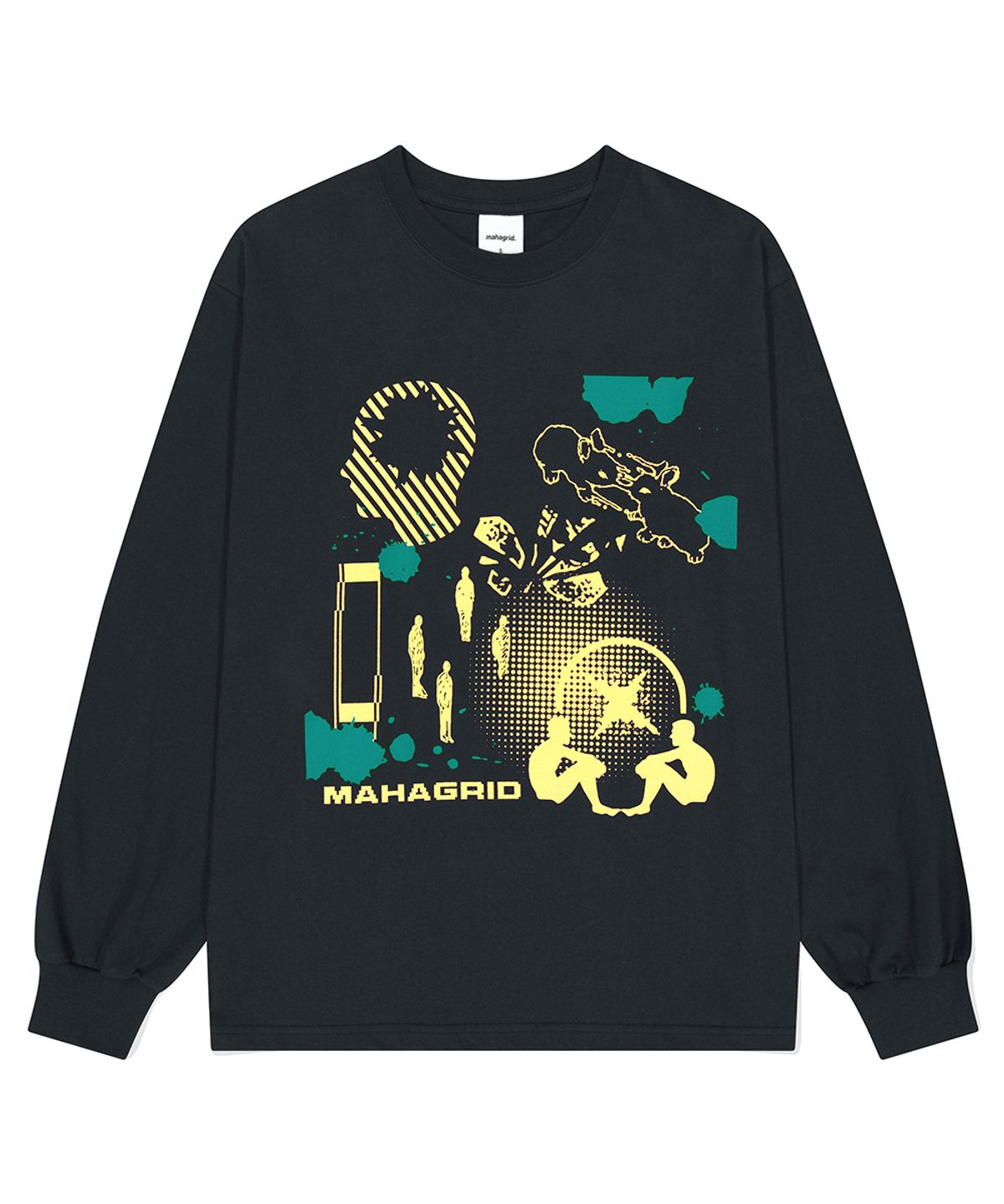 마하그리드(MAHAGRID) HUMAN BEING LS TEE BLACK(MG2DFMT555A)