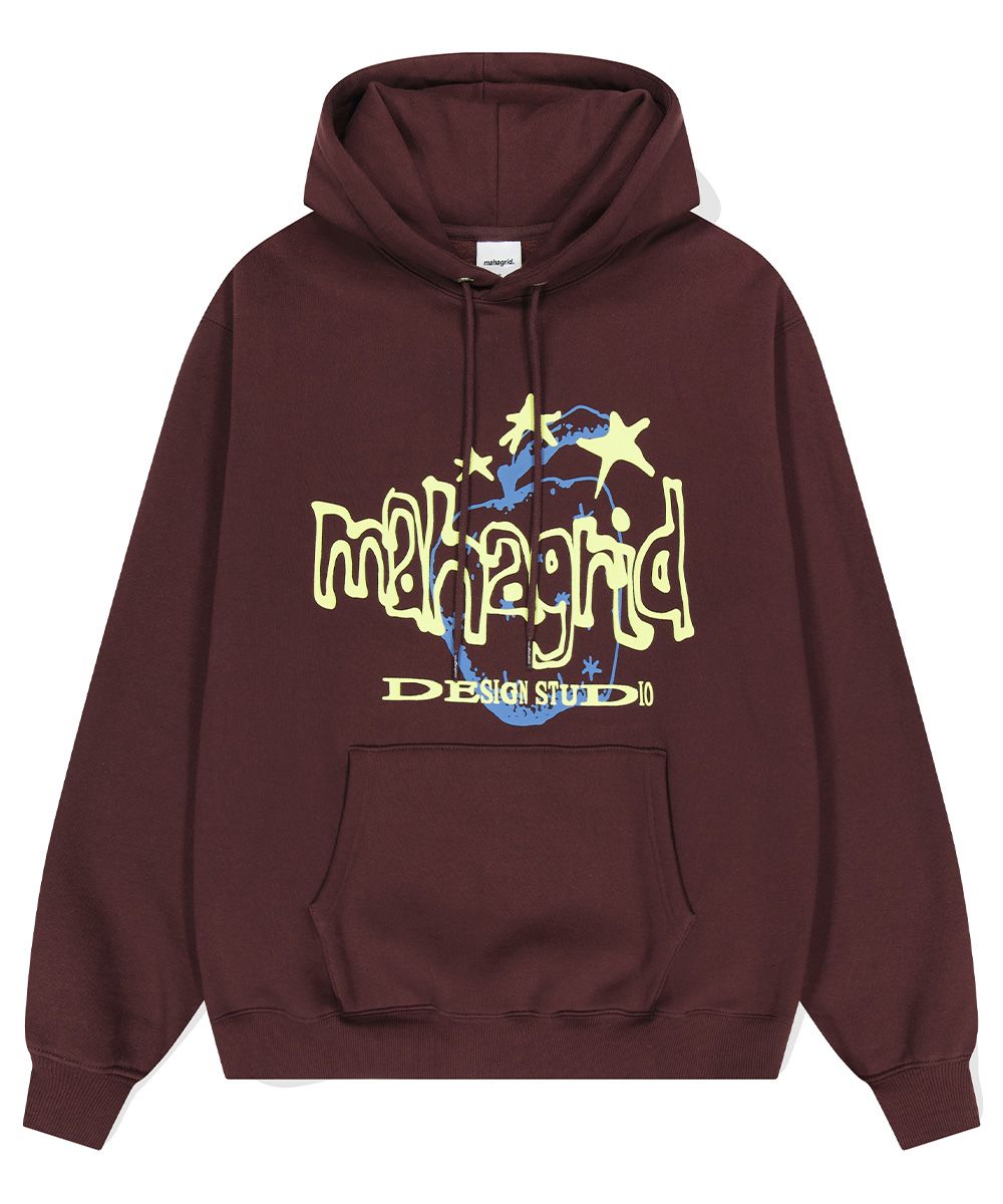 MUSINSA | MAHAGRID DAYDREAM HOODIE BURGUNDY(MG2DFMM411A)