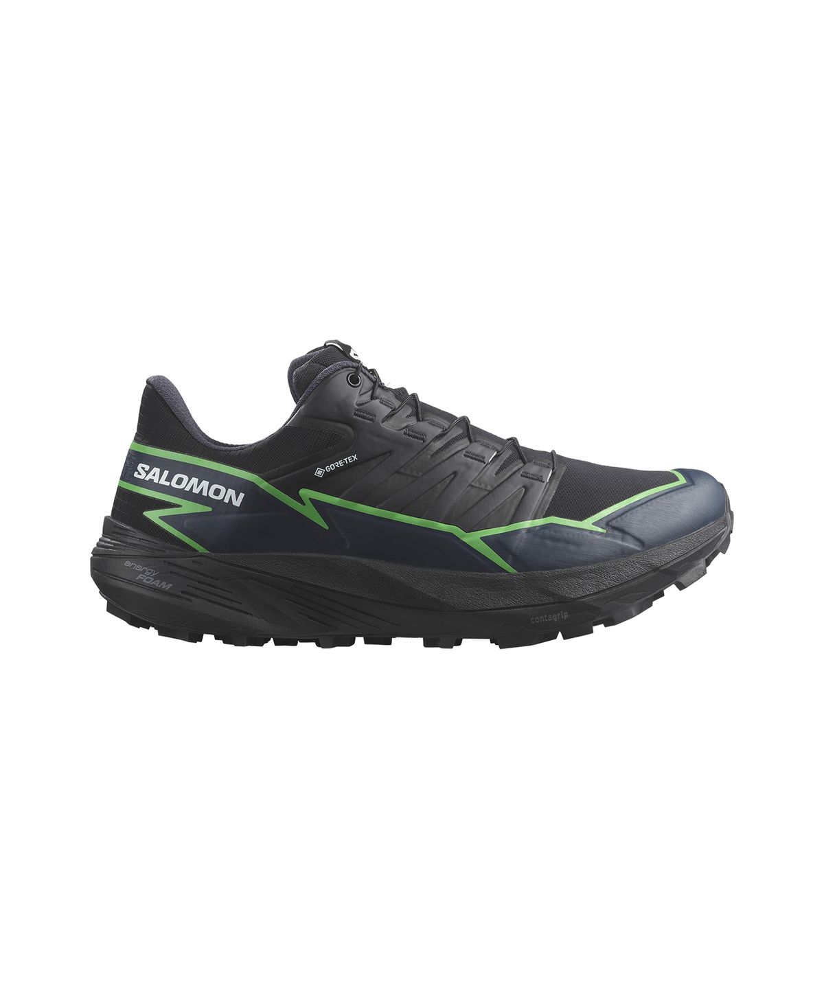 살로몬(SALOMON) 썬더크로스 GTX - 블랙:그린 겟코:블랙 / L47279000